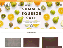 Tablet Screenshot of imprintmats.com